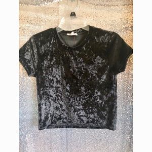Black Velvet Top
